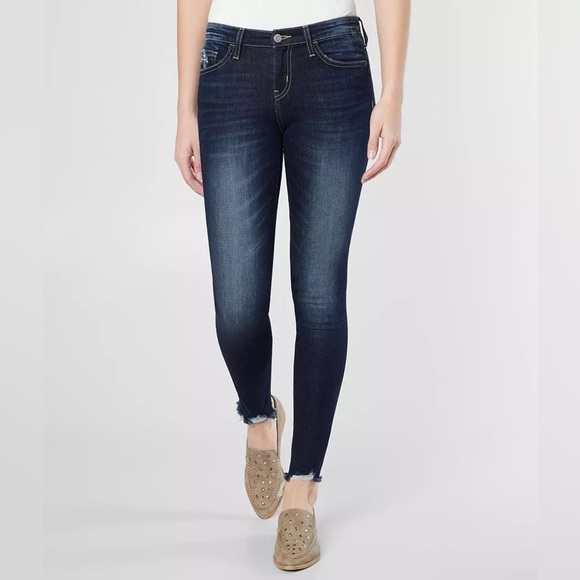 Bridge By GLY Mid Rise Ankle Skinny Jean - Picture 1 of 8